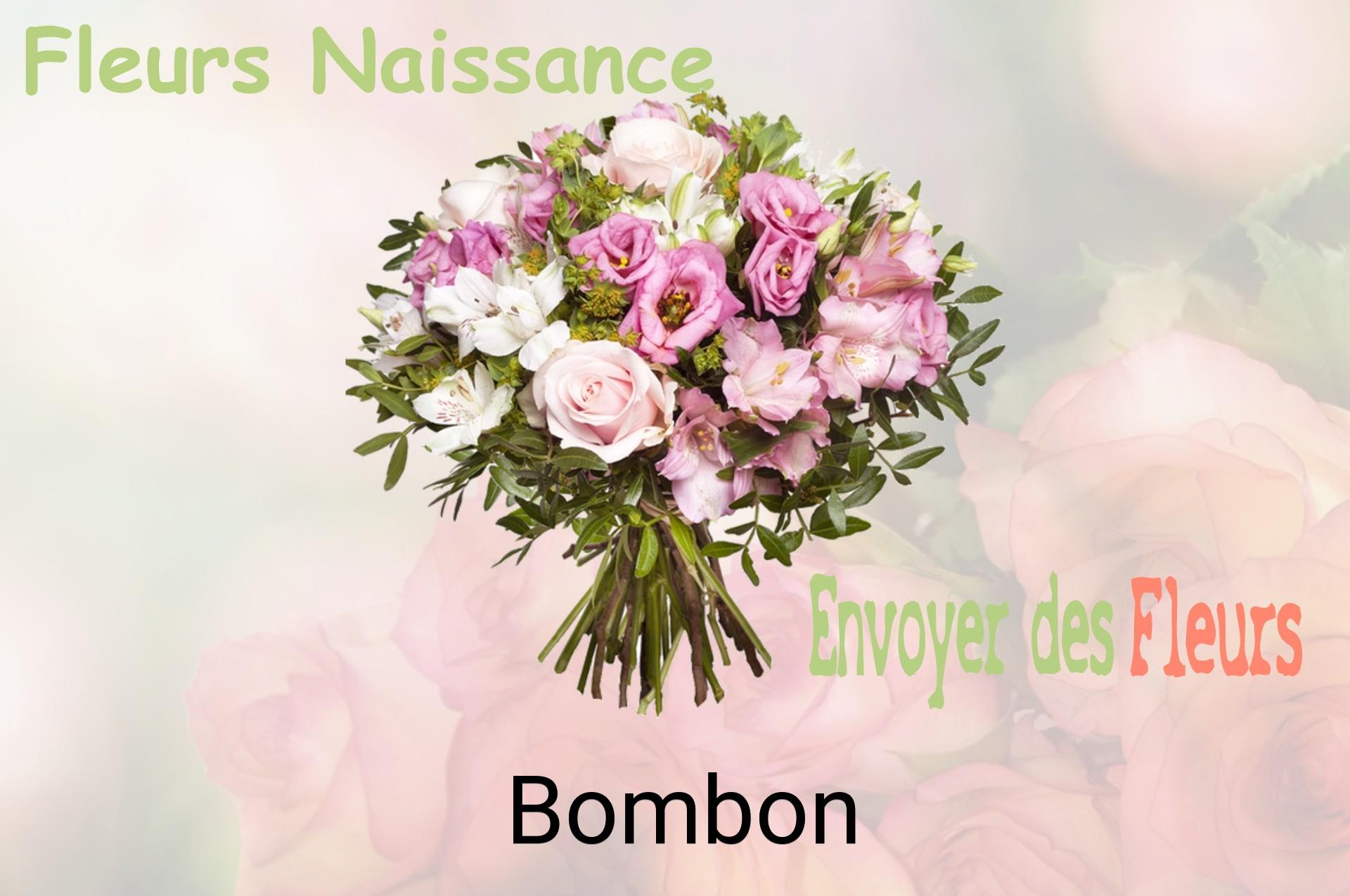 Bouquet de fleurs de naissance livré à Bombon